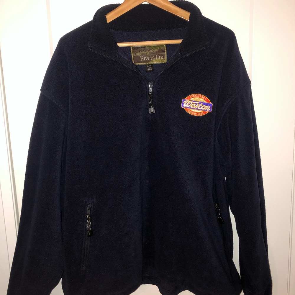 Vintage 90’s All Embroidered Quarter-Zip Fleece
